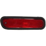 Rear Side Marker Light Assembly for Honda Accord 1994-2000, Right (Passenger), Red Lens with Garnish, Replacement