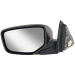 Power Mirror for Honda Accord 2008-2012 Sedan, Left (Driver), Manual Folding, Heated, Paintable, Without Auto Dimming, Blind Spot Detection, Memory and Signal Light, Replacement