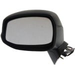 Power Mirror for 2012-2013 Honda Civic, Left (Driver), Manual Folding, Heated, Textured, without Auto Dimming, Blind Spot Detection, Memory, and Signal Light, Replacement