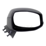 Manual Remote Right (Passenger) Mirror for Honda Civic 2012-2015, Manual Folding, Non-Heated, Textured, without Auto Dimming, Blind Spot Detection, Memory, and Signal Light, Replacement