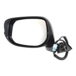Power Mirror for 2009-2014 Vehicle Models, Left (Driver) Side, Manual Folding, Non-Heated, Paintable, Replacement