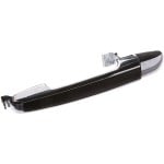 Front Right (Passenger) Exterior Door Handle with Cap for 2006 - 2008 Hyundai Sonata, Chrome,  HY1311123, Replacement