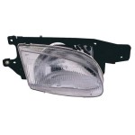 1998 - 1999 Hyundai Accent Front Headlight Assembly Replacement Housing / Lens / Cover - Right (Passenger) Side - (4 Door; Sedan)