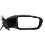 Power Mirror for Hyundai Sonata 2011-2014, Right (Passenger) Side, Manual Folding, Non-Heated, Paintable, with Signal Light, Excluding Hybrid Model, Replacement