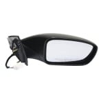 Power Mirror for Hyundai Sonata 2011-2014, Right (Passenger), Manual Folding, Non-Heated, Paintable, Without Signal Light, Excludes Hybrid Model, Replacement