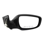 Power Mirror for Hyundai Elantra 2011-2013, Right (Passenger), Manual Folding, Heated, Paintable, without Auto Dimming, Blind Spot Detection, Memory and Signal Light, Replacement