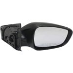 Power Mirror for Hyundai Accent 2012-2017, Right (Passenger), Manual Folding, Heated, Paintable, with In-housing Signal Light, without Auto Dimming, Blind Spot Detection and Memory, Replacement