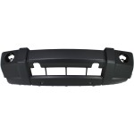 Front Bumper Cover for Jeep Commander 2006-2010, Primed (Ready to Paint), Without Chrome Trim, with Fog Light Holes, Replacement