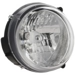 Headlight Assembly for Jeep Liberty 2003-2004, Right (Passenger), Halogen, From 10-6-02, Replacement