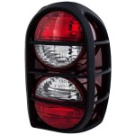 Tail Light for 2005-2006 Liberty, Right (Passenger) Lens and Housing with Tail Light Guard, For Renegade Model, Jeep Replacement