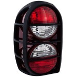 Tail Light for Jeep Liberty Renegade Model 2005-2006, Left (Driver) Side, with Lens and Housing, Tail Light Guard, Replacement