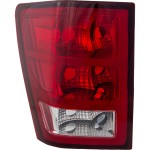 Tail Light Lens and Housing for 2005-2006 Jeep Grand Cherokee Left (Driver) Side, Replacement