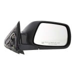Power Mirror for Jeep Grand Cherokee 2005-2010, Right (Passenger), Manual Folding, Heated, Textured, without Memory, Replacement