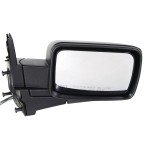 Power Mirror for Jeep Commander 2006-2008, Right (Passenger), Manual Folding, Heated, Textured, with Memory, without Auto Dimming, Blind Spot Detection, and Signal Light, Replacement