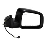 Power Mirror for Jeep Grand Cherokee WK 2011-2022, Right (Passenger), Manual Folding, Heated, Paintable, without Auto Dimming, Blind Spot Detection, Memory, Signal Light, and Puddle Light, Replacement