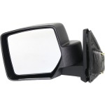 Manual Adjust, Manual Folding Left (Driver) Mirror for Jeep Patriot 2007-2017, Non-Heated, Textured Replacement
