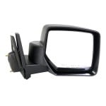 Manual Adjust and Fold Mirror for Jeep Patriot 2007-2017, Right (Passenger), Non-Heated, Textured, Replacement