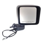 Power Mirror for Jeep Wrangler JK 2014-2014, Right (Passenger), Manual Folding, Heated, Textured, Replacement