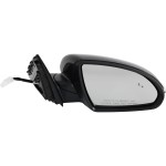 OPTIMA Mirror for KIA 2019-2020, Right (Passenger), Power, Manual Folding, Heated, Paintable, with Blind Spot Detection, Memory, and Signal Light, Replacement
