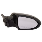 Power Mirror for Kia Sportage 2011-2016, Right (Passenger) Side, Manual Folding, Non-Heated, Paintable, Without Signal Light, Replacement