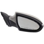 Power Mirror for Kia Sportage 2011-2016, Right (Passenger) Side, Manual Folding, Heated, Paintable, with Signal Light, Replacement