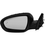 Power Folding Mirror for Kia Optima 2014-2015, Left (Driver) Side, Heated, Paintable, with Blind Spot Detection and Signal Light, Excludes Hybrid Model, Replacement