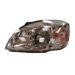 Headlight Assembly for Kia RIO/RIO5 2006-2008, Left (Driver), Halogen, Hatchback/Sedan, CAPA-Certified, Replacement