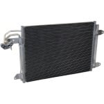 A/C Condenser for Volkswagen Jetta (2005-2010) and Audi TT (2008-2015) with Receiver Drier, Replacement