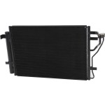 A/C Condenser for Kia Forte 2010-2011, Suitable for Coupe, Hatchback and Sedan Models, Replacement