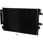 A/C Condenser for Jeep Patriot 2007-2017, Automatic Transmission with Transmission Oil Cooler, Type 1, with Drier, Replacement