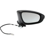 Right (Passenger) Power Mirror for Lexus IS250/IS350 2014-2020/IS300 2016-2020, Manual Folding, Heated, Paintable, with Puddle and Signal Lights, without BSD, Replacement
