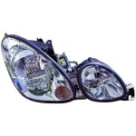 Right (Passenger) Headlight Assembly for 2001 Lexus GS300, Front Assembly Replacement Housing Lens Cover, Composite, without HID Lights, up to 4/01,  811103A600
