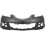 Front Bumper Cover for Mazda 3 2004-2006 Sedan, Primed (Ready to Paint), Sport Type, Replacement