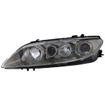 Headlight for Mazda 6, 2003-2005, Left (Driver) Side, Lens and Housing, Without Fog Lights, Replacement