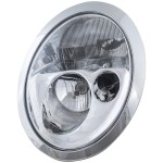 Headlight Assembly for Cooper 2002-2004, Left (Driver), Halogen, Without Headlight Washer, Base/S Models, Replacement