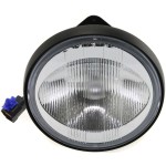 Front Fog Light Assembly for 2001-2003 Mazda Protege/Protege5, fits Right (Passenger) = Left (Driver), Compatible with Base/MP3/Mazdaspeed Models, Replacement
