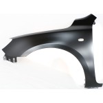 Front Fender for Mazda 3 Hatchback, Model Years 2004-2009, Left (Driver), Primed (Ready to Paint), Without Turbo, Replacement