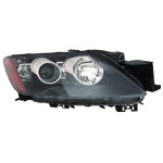 Right (Passenger) Headlight Lens/Housing for 2007 Mazda CX-7, Front Headlight Assembly Replacement Housing/Lens/Cover, High-Intensity Discharge; Old Style;  EG2251031F; Replacement