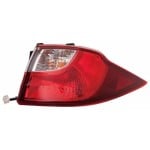 Tail Light Assembly for Mazda 5, 2012-2017, Right (Passenger), Outer, CAPA-Certified, Replacement