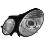 2007 - 2009 Mercedes-Benz E550 Front Headlight Assembly Replacement Housing / Lens / Cover - Left (Driver) Side