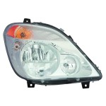 Headlight Assembly for Mercedes Benz Sprinter 2010-2013, Right (Passenger) Side, Halogen, CAPA-Certified, Replacement