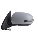 Left (Driver) Outside Side View Mirror Assembly for 2017 - 2019 Mitsubishi Outlander w/Blind Spot Detection; w/o Side View Camera; w/Cover; Paint To Match; Replacement, OEM 7632C631-PFM