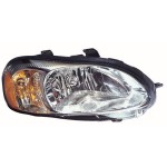 Front Right (Passenger) Headlight Assembly for 2001 - 2002 Chrysler Sebring 2 Door Coupe, Replacement Housing /Lens/Cover, Composite  MR566306 Replacement