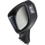 Power Mirror for Mazda 6 2014-2016, Right (Passenger), Manual Folding, Heated, Paintable, with Signal Light, without Blind Spot Detection, Replacement