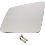 Heated Mirror Glass for Mercedes-Benz GL-Class 2011-2016/M-Class 2011-2015, Left (Driver) Side, with Backing Plate, Replacement