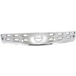 Grille for Nissan Murano 2003-2005, Chrome Shell and Insert Replacement