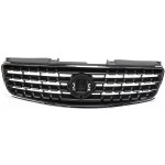 Grille for Nissan Altima 2005-2006, Chrome Shell with Painted Dark Gray Insert, Replacement