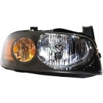 Headlight Assembly for 2004-2006 Nissan Sentra, Right (Passenger), Halogen, Black Interior, SE-R/SE-R Spec V Models, Replacement