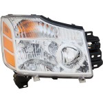 Headlight Assembly for Nissan Armada 2005-2007/Titan 2004-2007, Right (Passenger), Halogen, Replacement