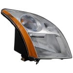Headlight Assembly for Nissan Sentra 2007-2009, Right (Passenger), Halogen, 2.0L Engine, Compatible with Base/S/SL/SR Models, Replacement